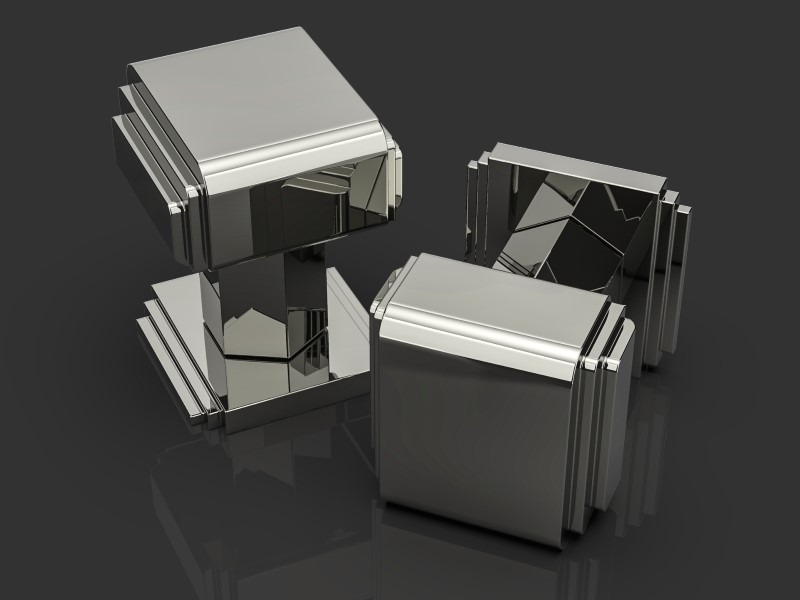 Дверная ручка-кноб Oliver Knights Amr DK полированный никель