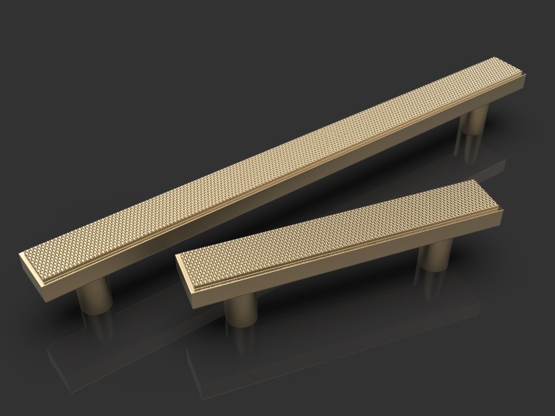 Мебельная ручка Oliver Knights Beatrice CH II матовая латунь