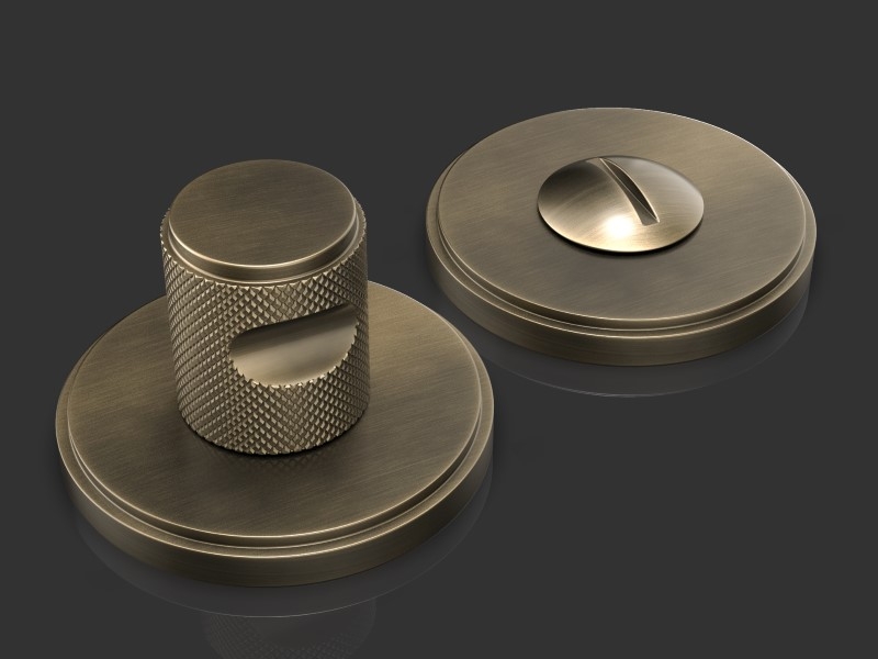 Комплект WC Oliver Knights Carlos T&R античная бронза