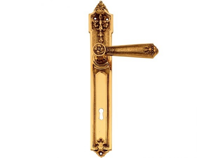 Дверная ручка на планке Enrico Cassina EUGENIE C08710 французское золото