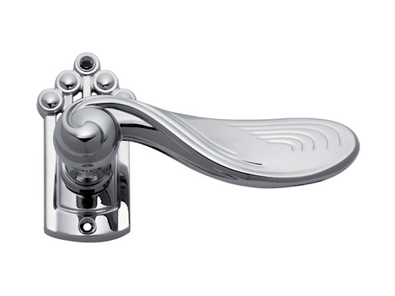 Дверная ручка на розетке Enrico Cassina FRANCA C09411 матовый хром