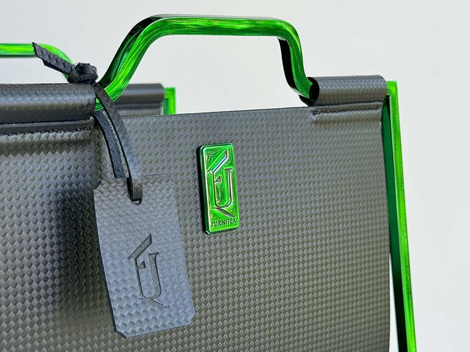 Подставка под сумки FG-178 зеленый полированный никель