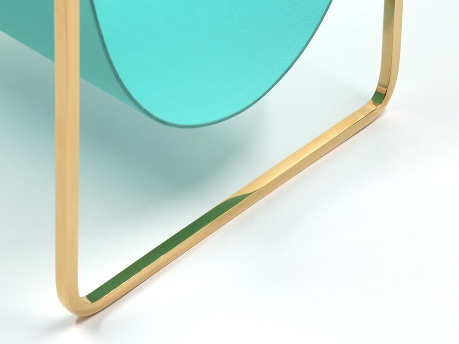 Подставка под сумки Furnitek FG-134 золото