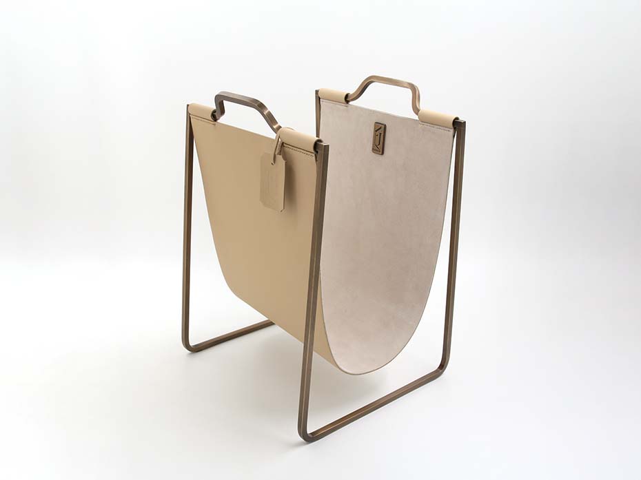 Подставка под сумки Furnitek FG-150 античная латунь