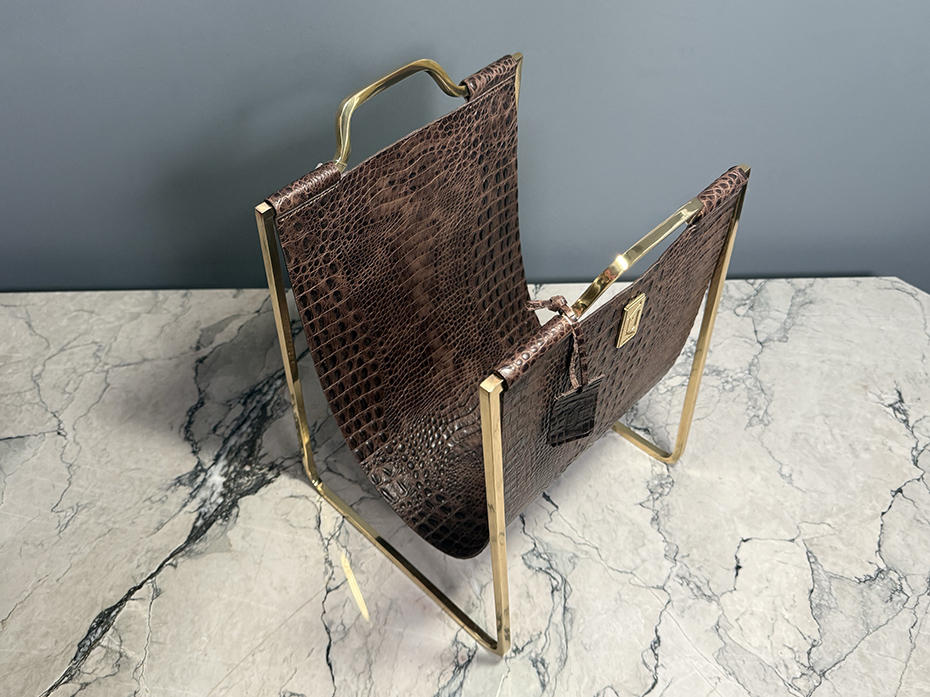 Подставка под сумки FG-187 полированная латунь