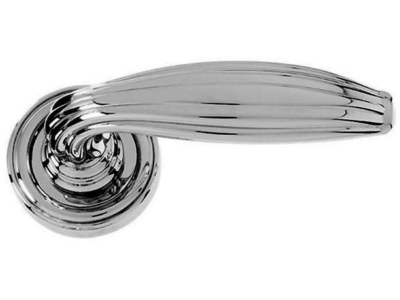 Дверная ручка на розетке Enrico Cassina JING C19211 полированный никель