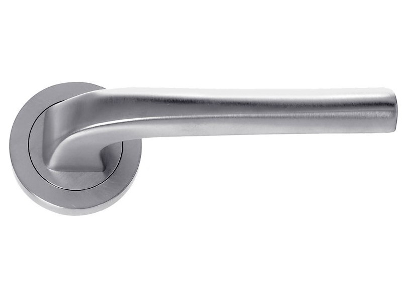 Дверная ручка на розетке Enrico Cassina ODILE 480791 матовый хром