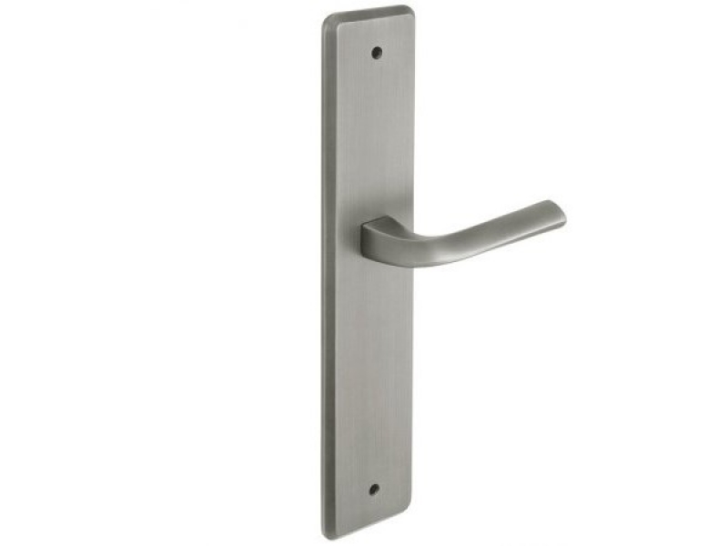 Дверная ручка на планке Enrico Cassina ODILE 8200EP матовый хром