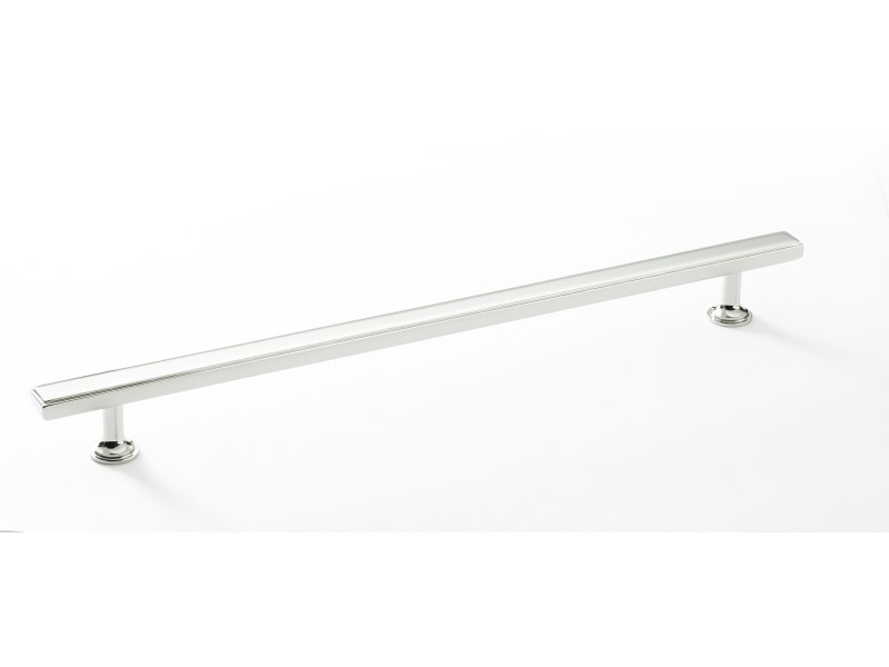 Мебельная ручка-скоба Armac Martin Rotunda из полированного никеля