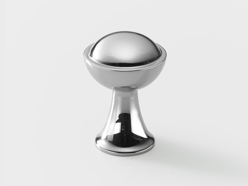 Мебельная ручка-кнопка Armac Martin 4057 полированный хром