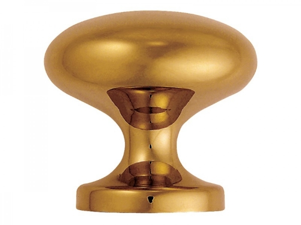 Дверная ручка-кноб Enrico Cassina 181 полированная латунь