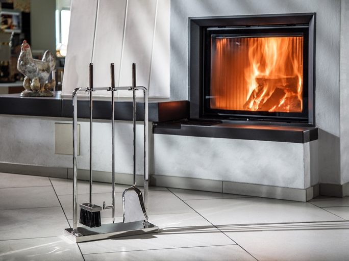 Каминный набор FURNITEK FG-05019 полированный никель