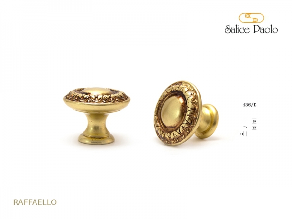 Мебельная ручка Salice Paolo RAFFAELLO 436 античная латунь