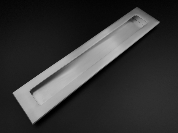 Дверная врезная ручка Frank Allart 4907 матовый хром