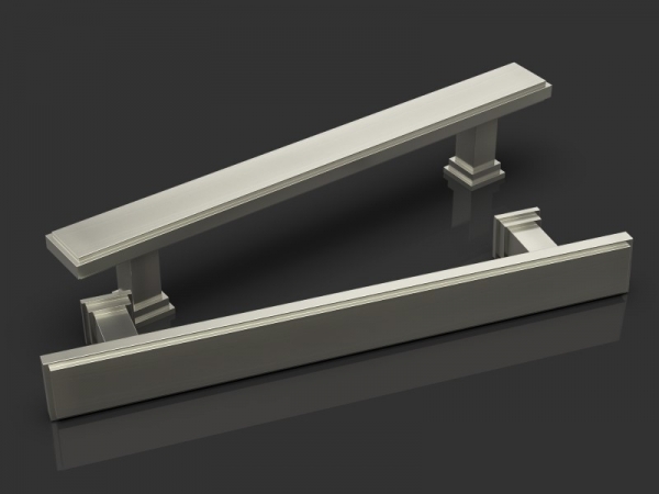 Дверная ручка-скоба Oliver Knights Breunor PH матовый никель