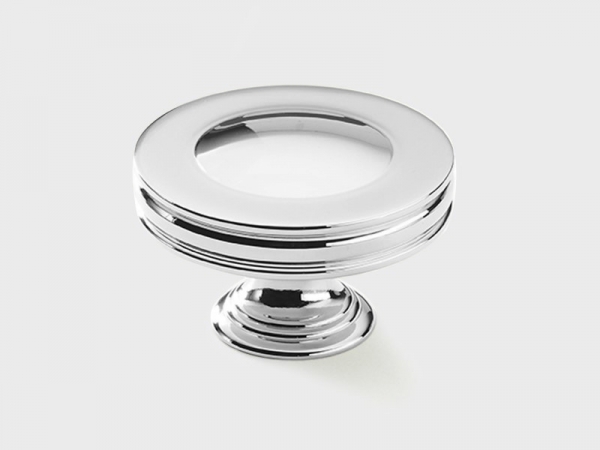 Мебельная ручка-кнопка Armac Martin Corona полированный хром