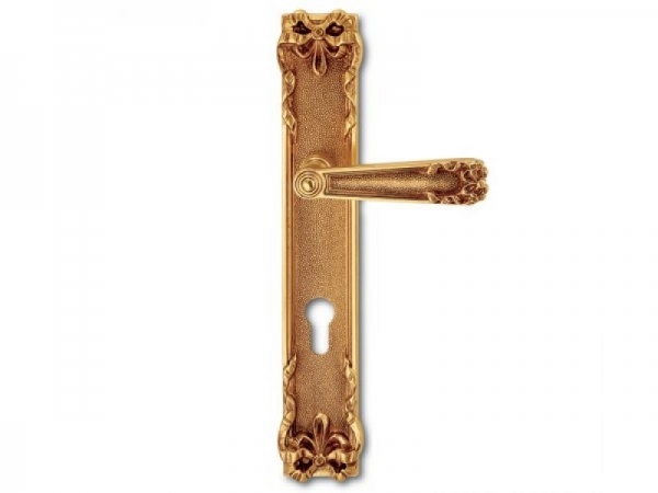Дверная ручка на планке Salice Paolo DELHI 4311 французское золото
