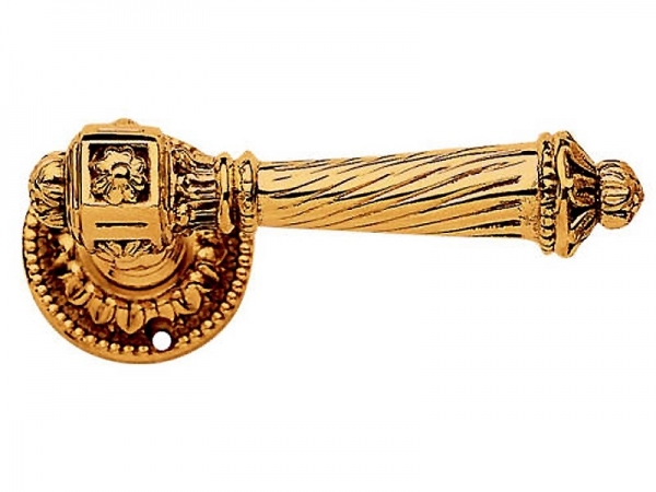 Дверная ручка на розетке Enrico Cassina ELISA C11011 французское золото