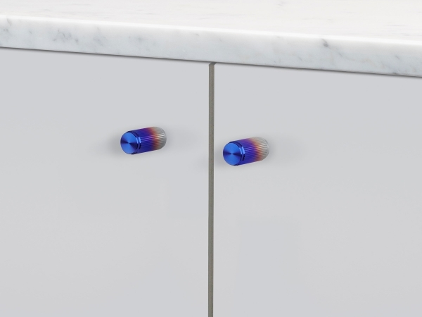 Мебельная ручка кнопка Buster & Punch GFK-36438 каленая сталь