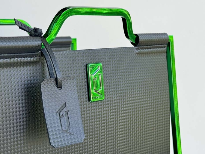 Подставка под сумки FG-178 зеленый полированный никель