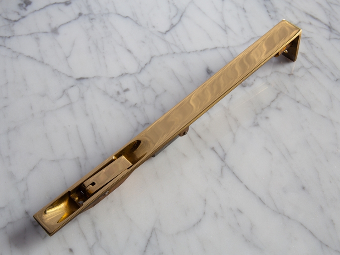 Дверной ригель Frank Allart 5640A19 254 мм полированная латунь