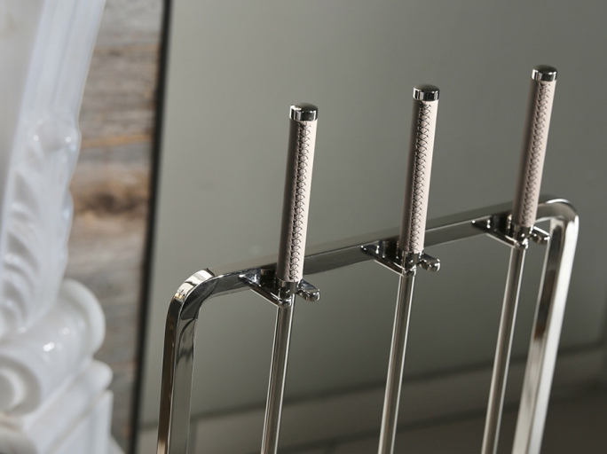 Каминный набор FURNITEK FG-05018 полированный никель