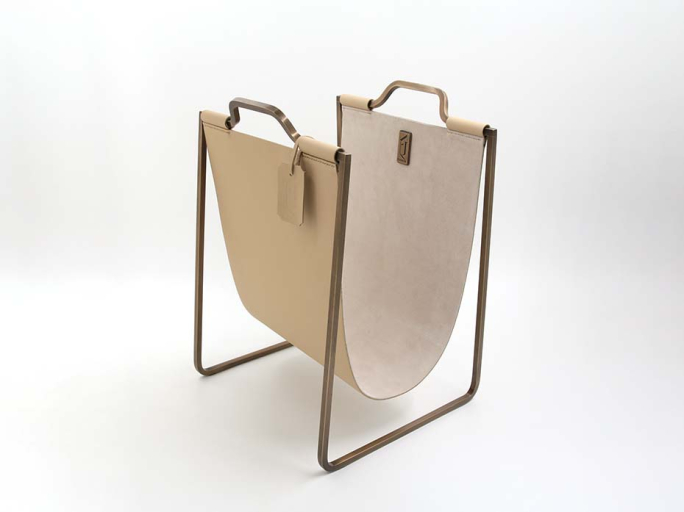 Подставка под сумки Furnitek FG-150 античная латунь