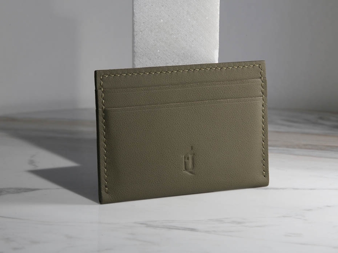 Картхолдер из натуральной кожи FURNITEK модель FG-041004 Elegance Power Green №16