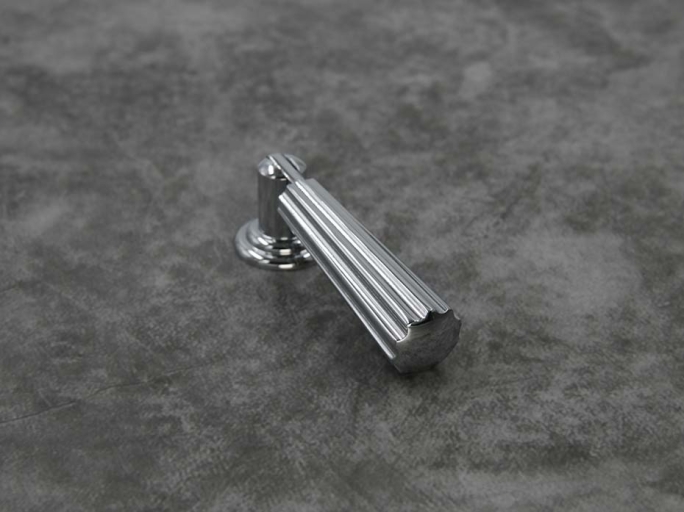 Мебельная ручка капля Oliver Knights CH Ren PN-50мм полированный хром