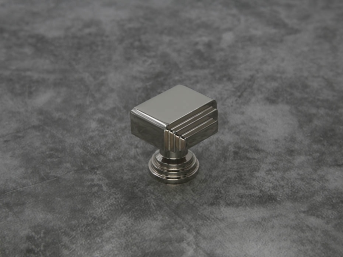 Мебельная ручка кнопка Oliver Knights CH Amr 32мм полированный никель