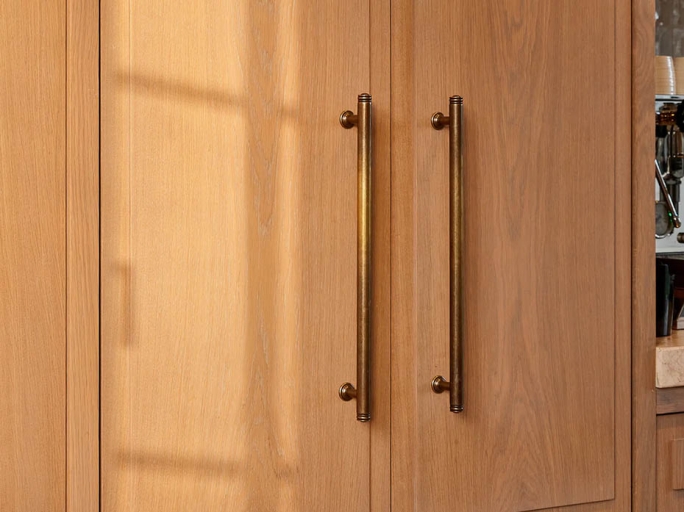 Мебельная ручка-скоба Armac Martin Corona 192 мм латунь полированная