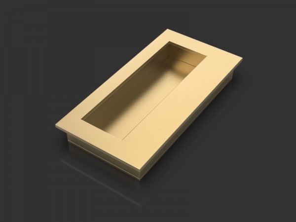 Врезная ручка Oliver Knights Louis матовая латунь