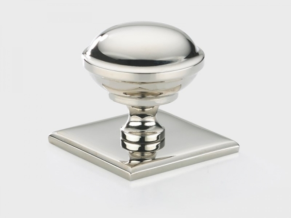 Мебельная ручка-кнопка Armac Martin Queslett полированный никель