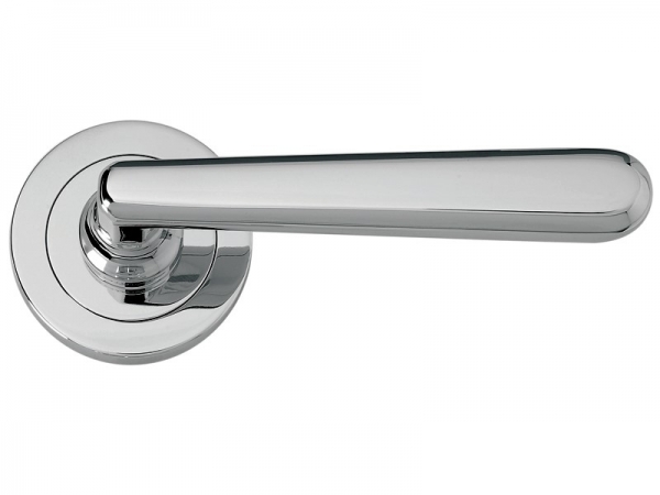 Дверная ручка на розетке Enrico Cassina SUSANNE 480291 полированный хром