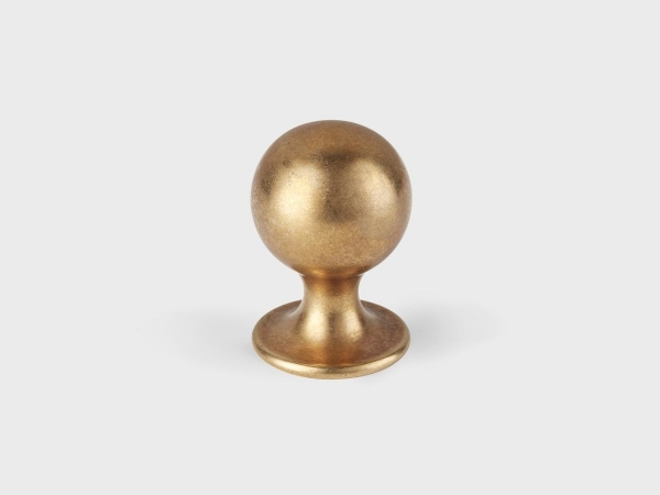 Мебельная ручка-кноб Armac Martin Latchford античная латунь