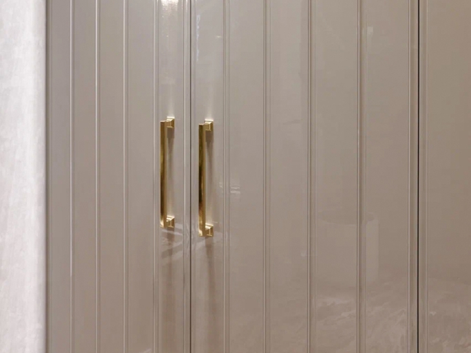 Мебельная ручка-скоба Armac Martin Jefferson 227 мм полированная латунь