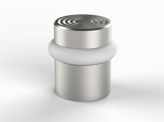 Ограничитель напольный Frank Allart FG-2138 матовый никель