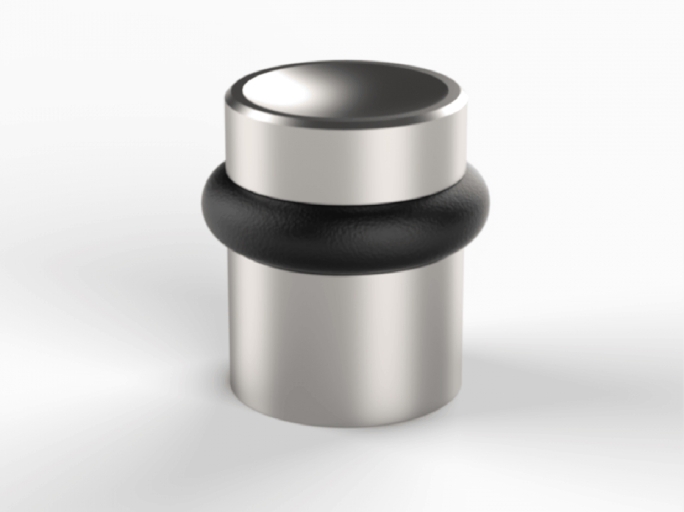 Ограничитель напольный Frank Allart FG-2131 матовый никель