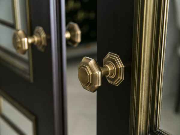 Ручки-кнобы Frank Allart матовая бронза